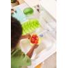image:imageLOVEVERY The Real Life Play Kitchen Mosaic Backsplash Toy Kitchen with Running Water Including Accessories Birthday Gift for 18 Months to 5 Years